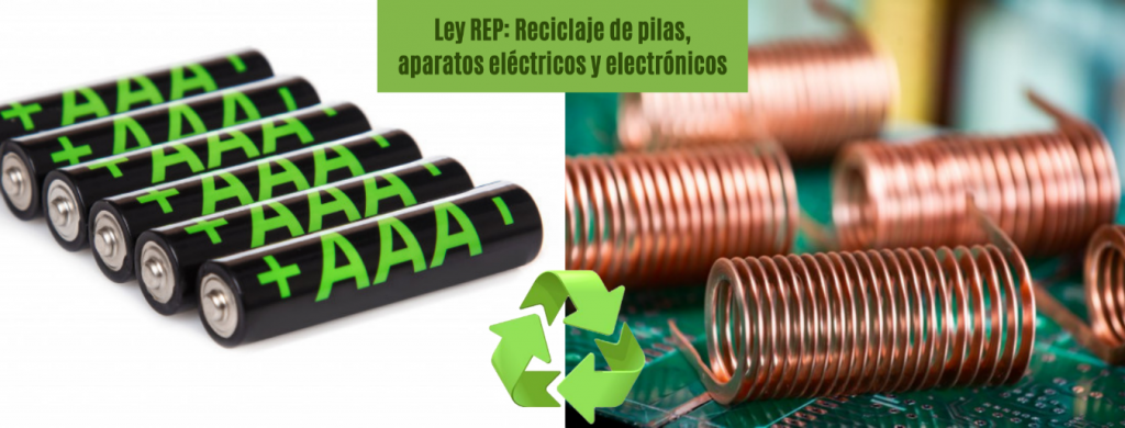 Ley REP unificacion decreto pilas, aparatos electricos y electronicos