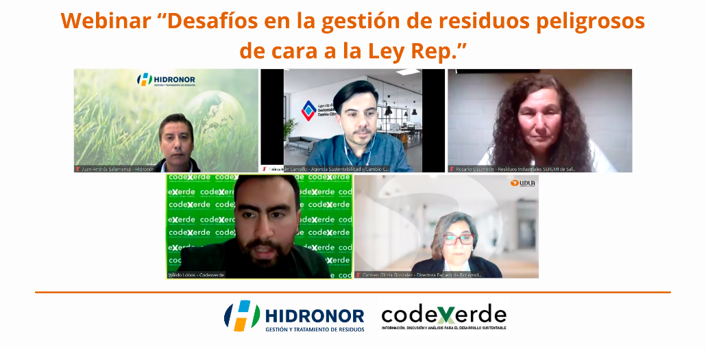 Hidronor webinar desafios ley rep gestion residuos peligrosos chile